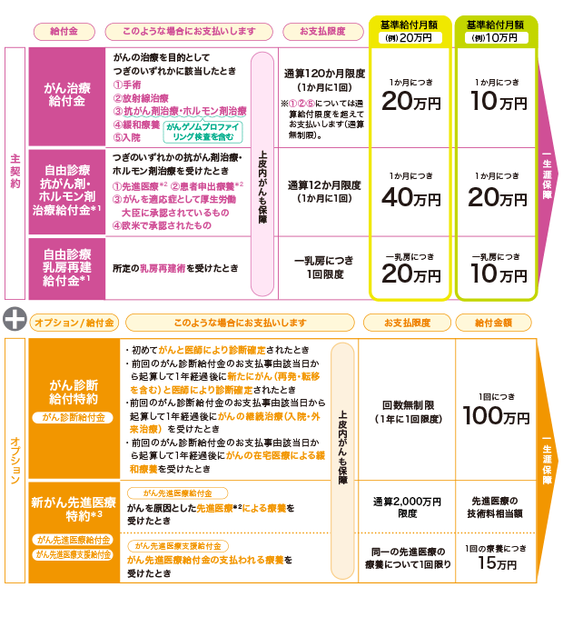終身がん保険（C2）（がん治療給付型）（Ⅰ型） 1