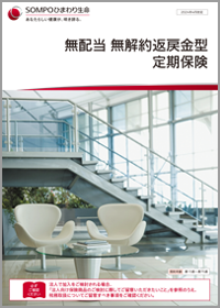 無解約返戻金型定期保険 パンフレット、しおり・約款